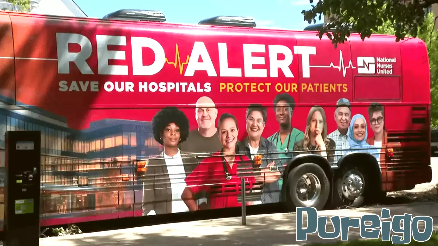 Nurses rally in Kalamazoo over concerns about federal health care funding changes