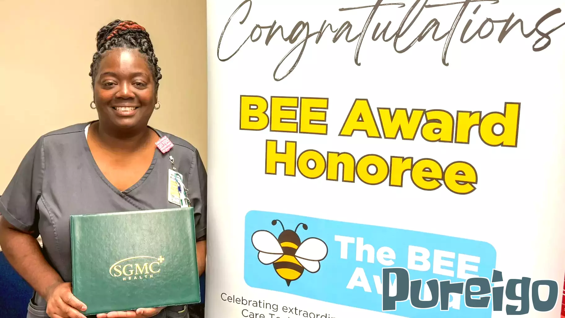 SGMC Health Honors Dekoya Wallace with Prestigious BEE Award